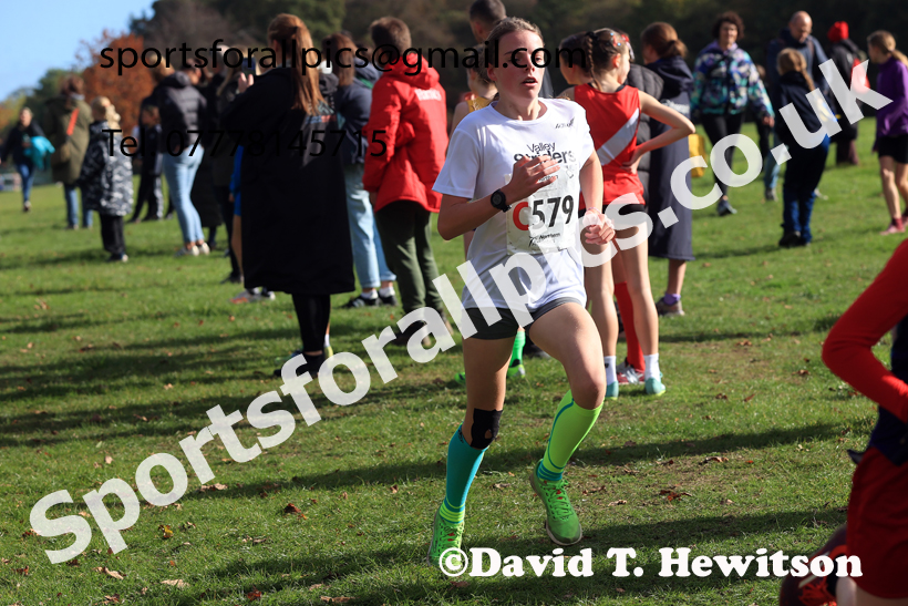Girls Under-14s 2026 Northern Cross Country Relays, Graves Park, Sheffield. Photo: David T. Hewitson/Sports for All Pics